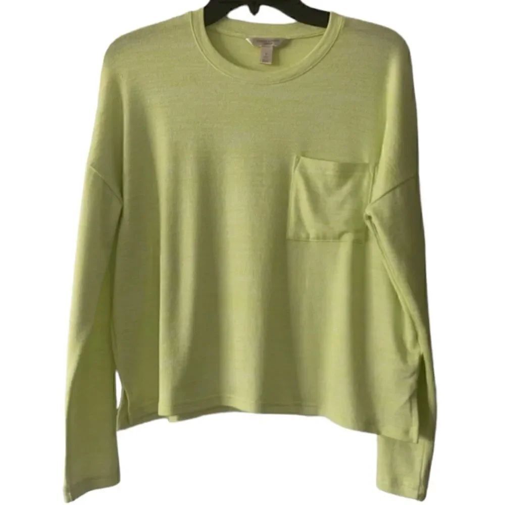 Banana Republic LuxeSpun Neon Pocket Tee Small